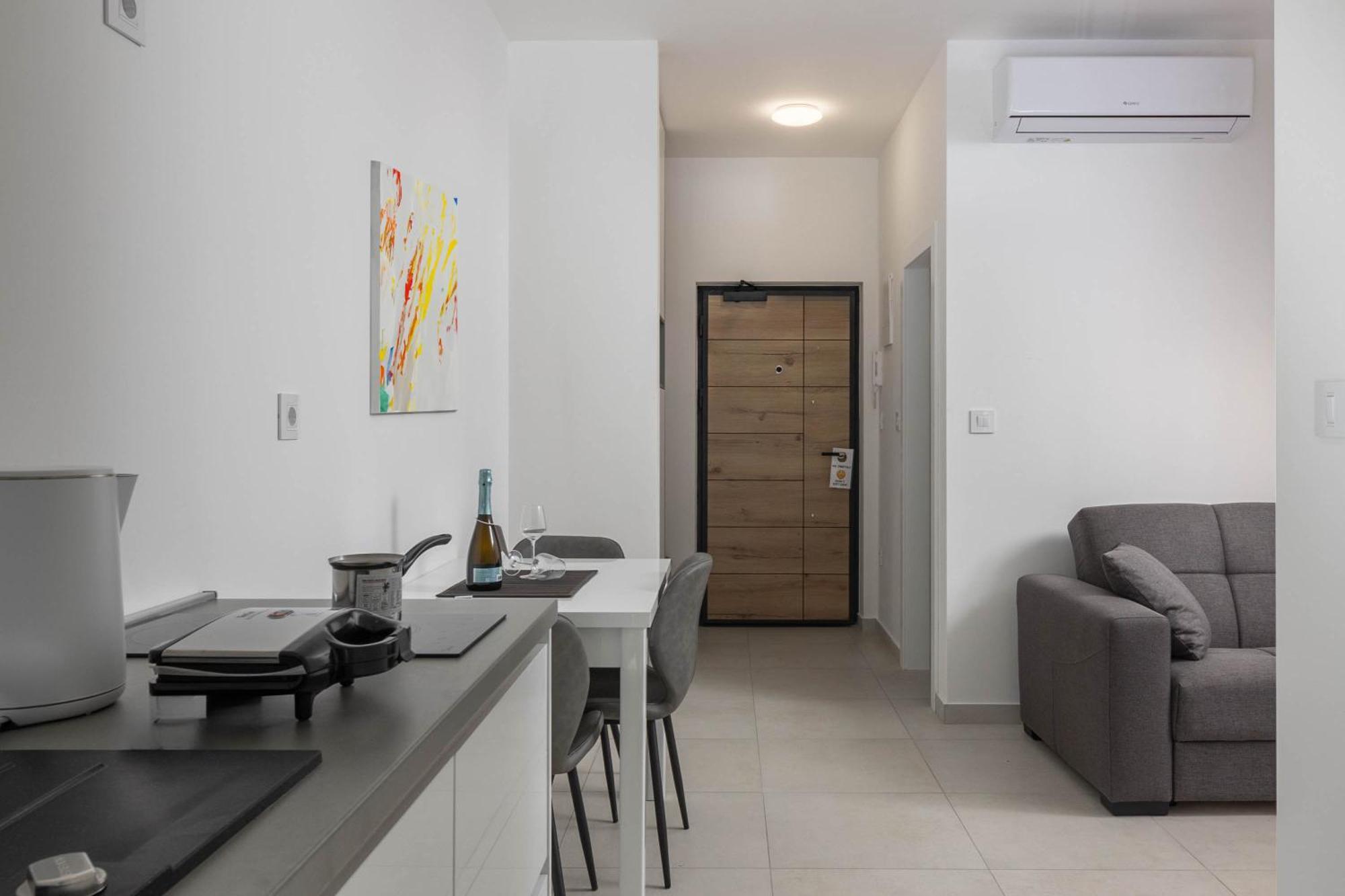 Seafront Villa Andrijana - Happy Rentals Plomin Exteriör bild