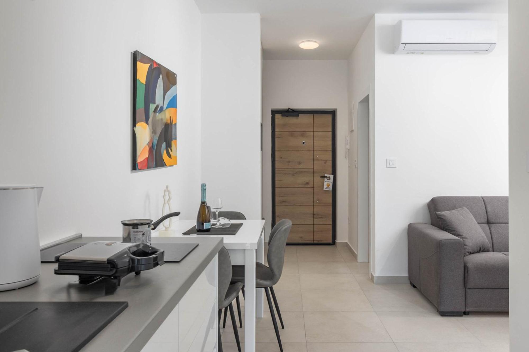 Seafront Villa Andrijana - Happy Rentals Plomin Exteriör bild